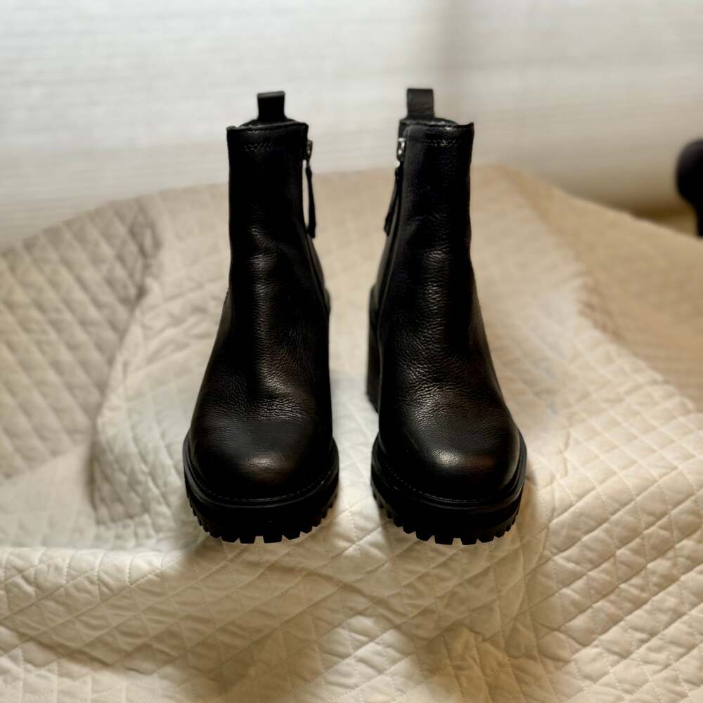 Zodiac Black Ankle Boots - Picture 10 of 10